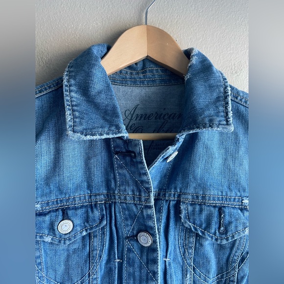 American Eagle Outfitters Denim Button Up Jacket Size Small - Picture 3 of 12